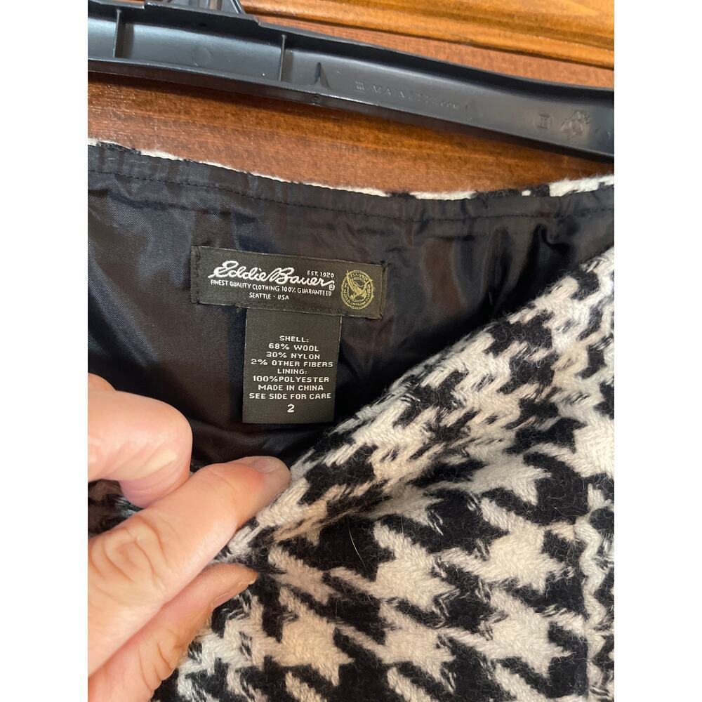 Eddie Bauer wool blend wrap skirt size 2 - Picture 3 of 4